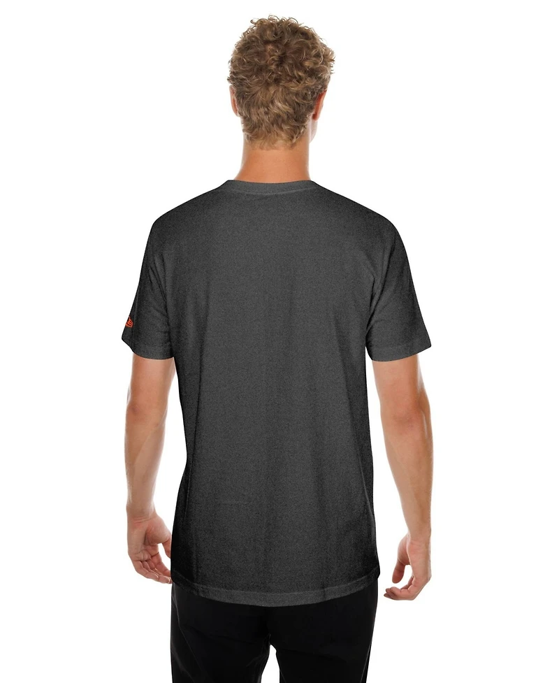 New Era Men's Black San Francisco Giants Oversized Throwback Distressed T-Shirt