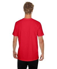 New Era Men's Red Cincinnati Reds Oversized Throwback Distressed T-Shirt