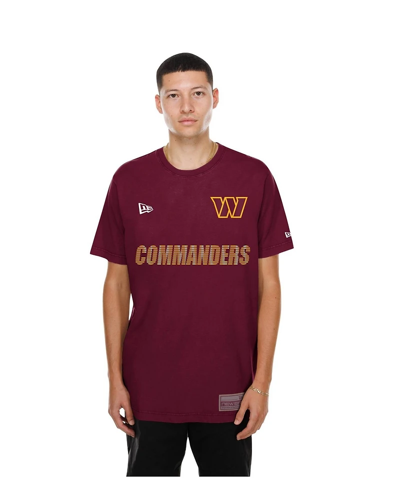 New Era Men's Burgundy Washington Commanders Match T-Shirt