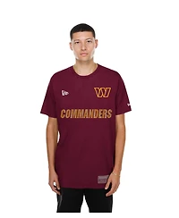 New Era Men's Burgundy Washington Commanders Match T-Shirt