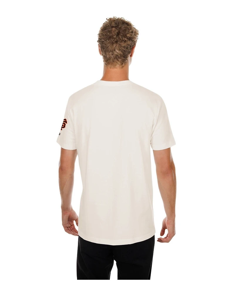 New Era Men's Natural San Francisco Giants Golf Mascot T-Shirt