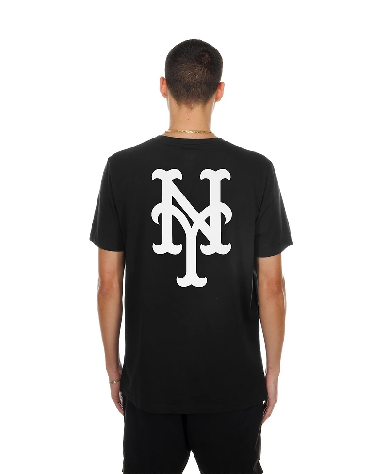 New Era Men's Juan Soto Black York Mets Oversized Graphic T-Shirt