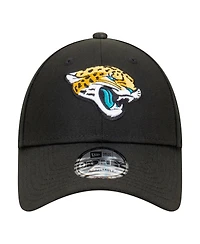 New Era Men's Black Jacksonville Jaguars Core Team 9FORTY Adjustable Hat