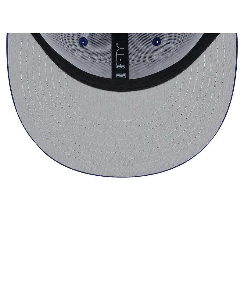 New Era Big Boys and Girls Royal Texas Rangers 9FIFTY Trucker Snapback Hat