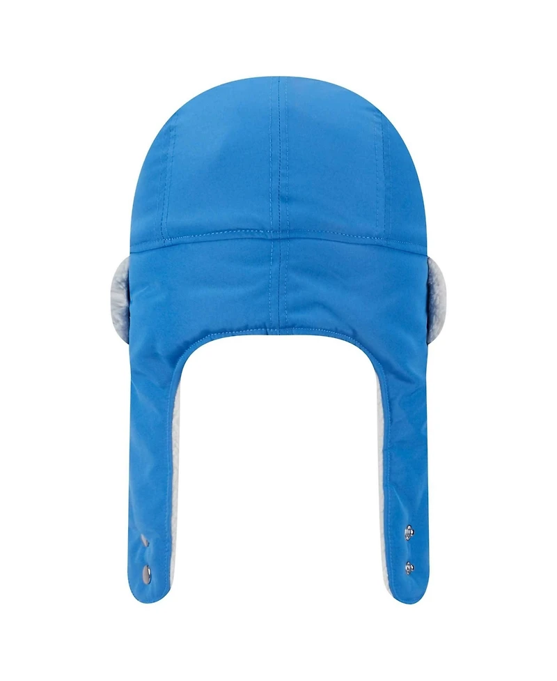 New Era Men's Blue Detroit Lions Sherpa Trapper Hat