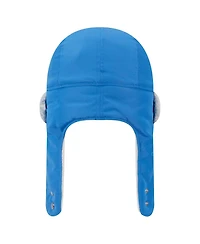 New Era Men's Blue Detroit Lions Sherpa Trapper Hat