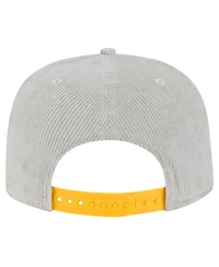 New Era Men's Gray Oakland Athletics Corduroy Golfer Snapback Hat