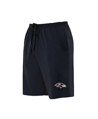 Concepts Men's Sport Black Baltimore Ravens Big Tall Fleece Lounge Shorts