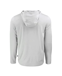 Cutter & Buck Men's Gray Vanderbilt Commodores Coastline Epic Comfort Eco Long Sleeve Hoodie T-Shirt