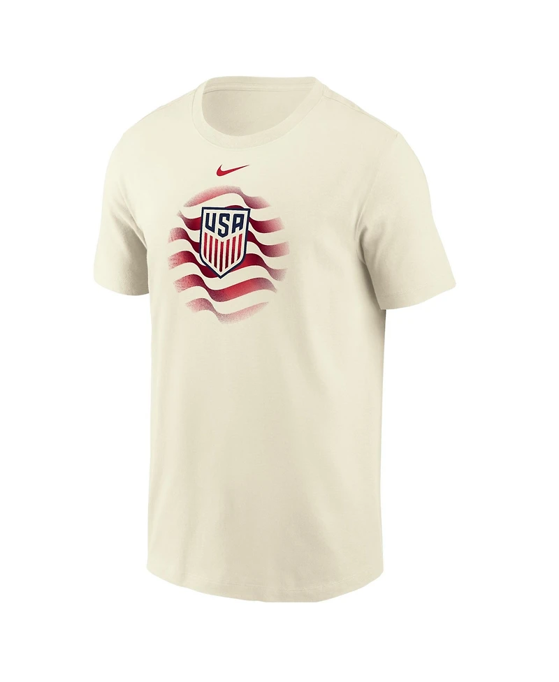 Nike Men's Cream Usmnt Federation Wordmark T-Shirt