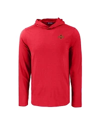 Cutter & Buck Men's Cardinal Iowa State Cyclones Coastline Epic Comfort Eco Long Sleeve Hoodie T-Shirt