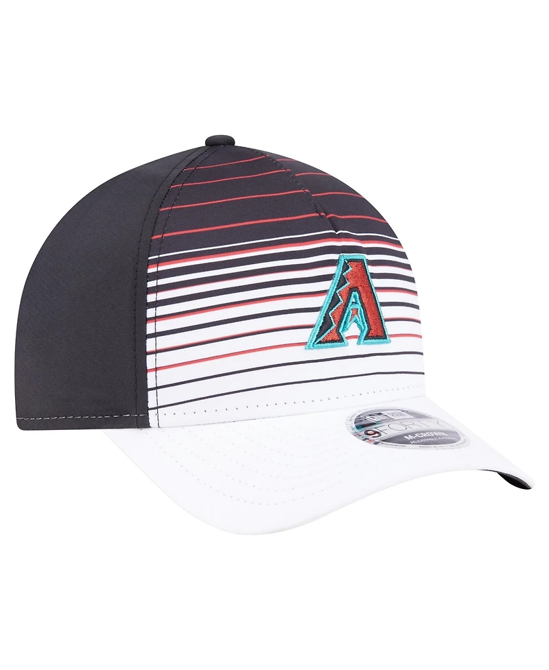 New Era Men's Black Arizona Diamondbacks Gradient 9FORTY M-Crown Adjustable Hat