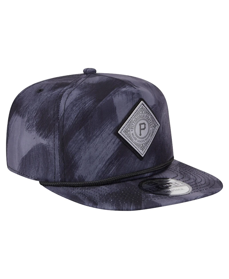New Era Men's Navy Pittsburgh Pirates Printed Golfer Snapback Hat