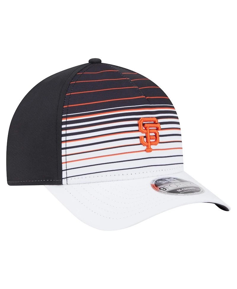 New Era Men's Black San Francisco Giants Gradient 9FORTY M-Crown Adjustable Hat