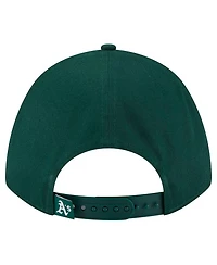 New Era Women's Green Athletics Metallic A-Frame 9FORTY Adjustable Hat