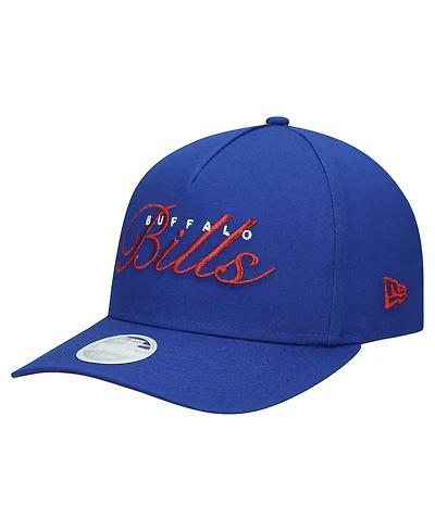 New Era Women's Royal Buffalo Bills Metallic 9FORTY M-Crown A-Frame Adjustable Hat