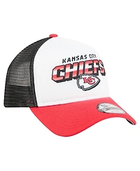 New Era Toddler White/Red Kansas City Chiefs Streak 9FORTY A-Frame Adjustable Hat