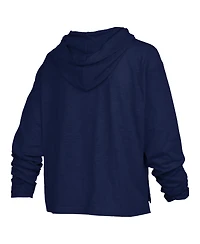Pressbox Women's Plus Castillo Long-Sleeve Hooded Slub T-Shirt