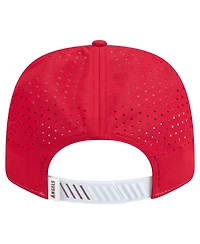 New Era Men's White/Red Los Angeles Angels Established Patch 9SEVENTY Adjustable Hat