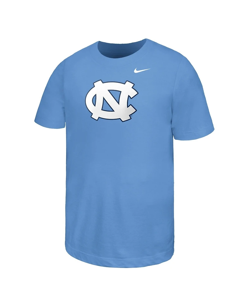 Nike Big Boys and Girls Carolina Blue North Carolina Tar Heels Logo T-Shirt