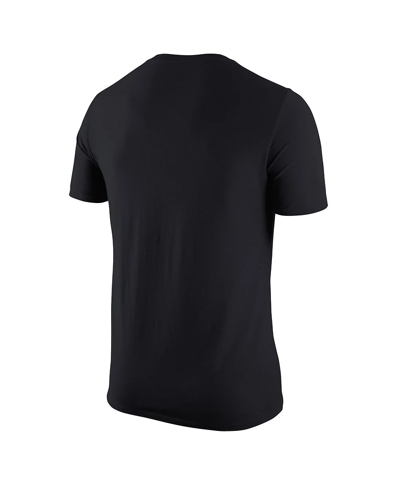 Nike Men's Black San Antonio Spurs Logo T-Shirt