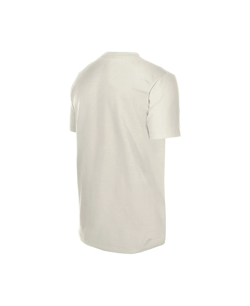 New Era Men's Cream Chicago Cubs Injection Lifestyle Foodie Fashion T-Shirt
