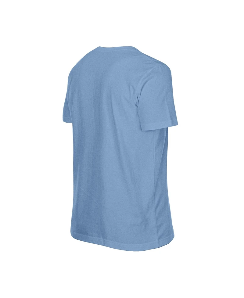 New Era Men's Light Blue Philadelphia Phillies Oversized Throwback Distressed T-Shirt