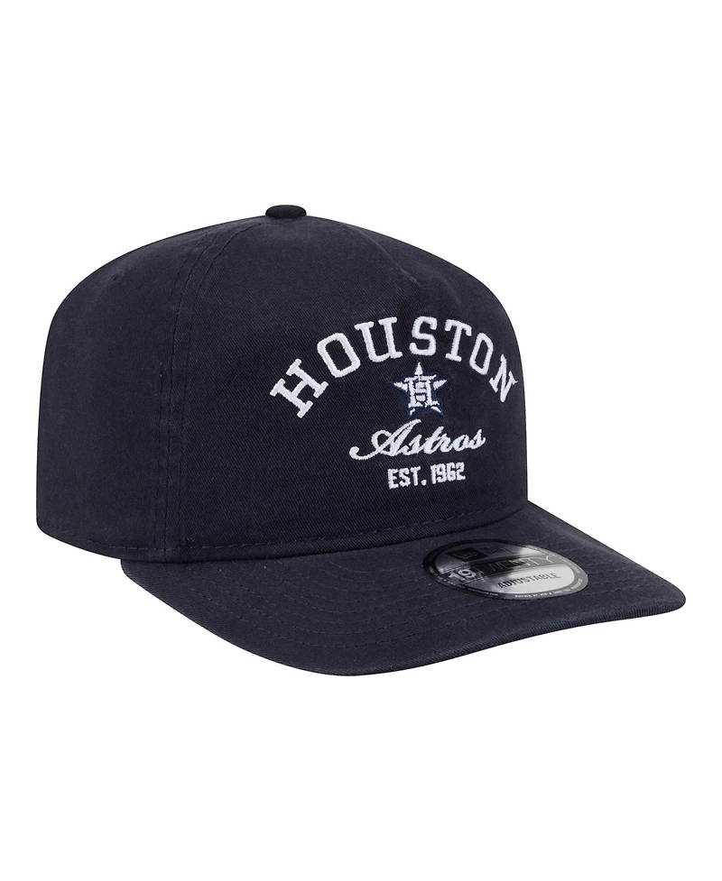 New Era Men's Navy Houston Astros Stacked 19TWENTY Adjustable Hat