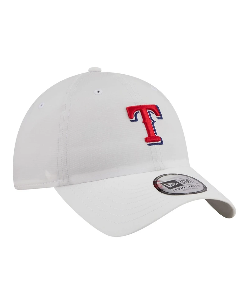 New Era Men's White Texas Rangers Ripstop Casual Classic Adjustable Hat
