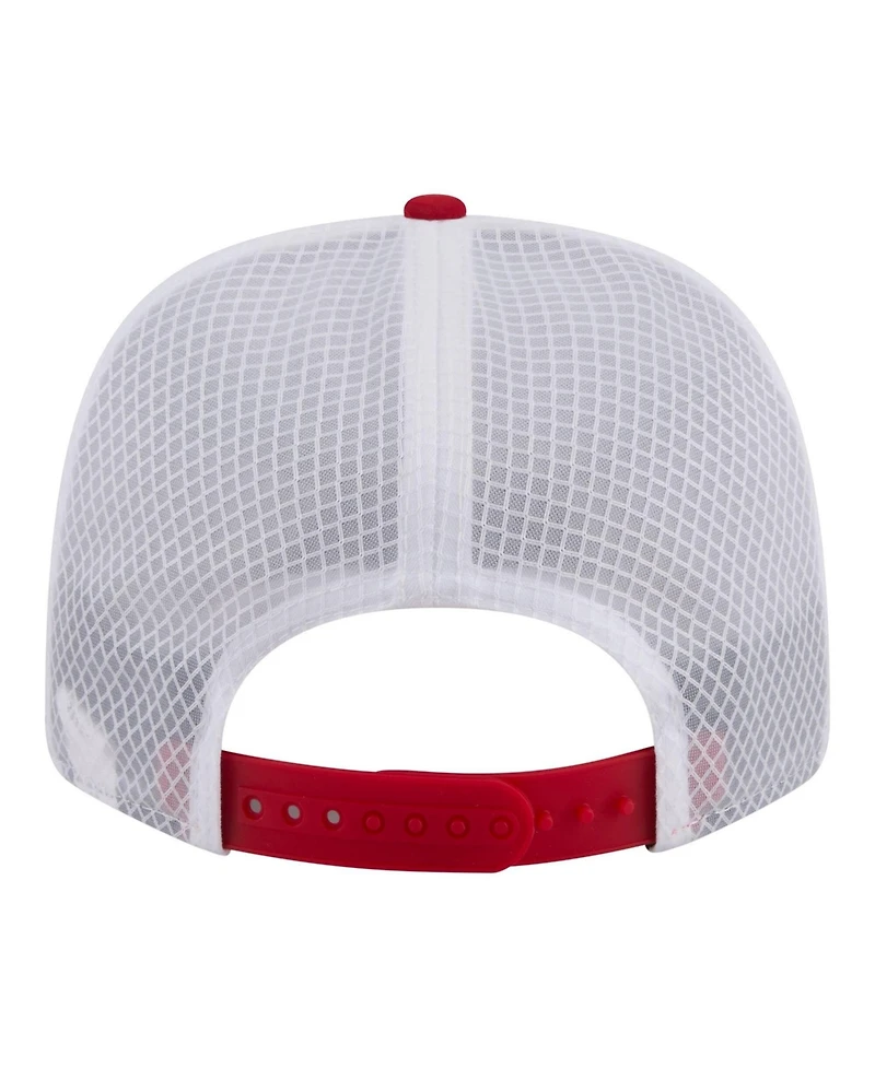 New Era Men's Red Philadelphia Phillies Active 9SEVENTY Adjustable Trucker Hat