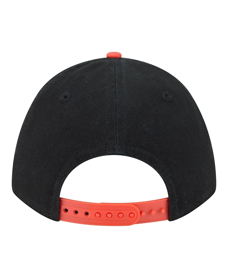 New Era Men's Black/Orange San Francisco Giants Team Loyal 9FORTY M-Crown Adjustable Hat