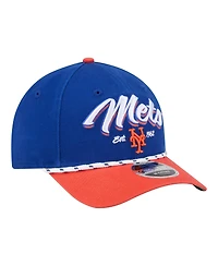 New Era Men's Royal/Orange New York Mets Team Loyal 9FORTY M-Crown Adjustable Hat