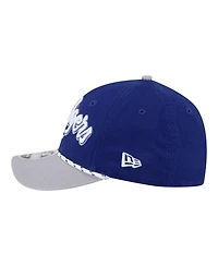 New Era Men's Royal/Gray Los Angeles Dodgers Team Loyal 9FORTY M-Crown Adjustable Hat