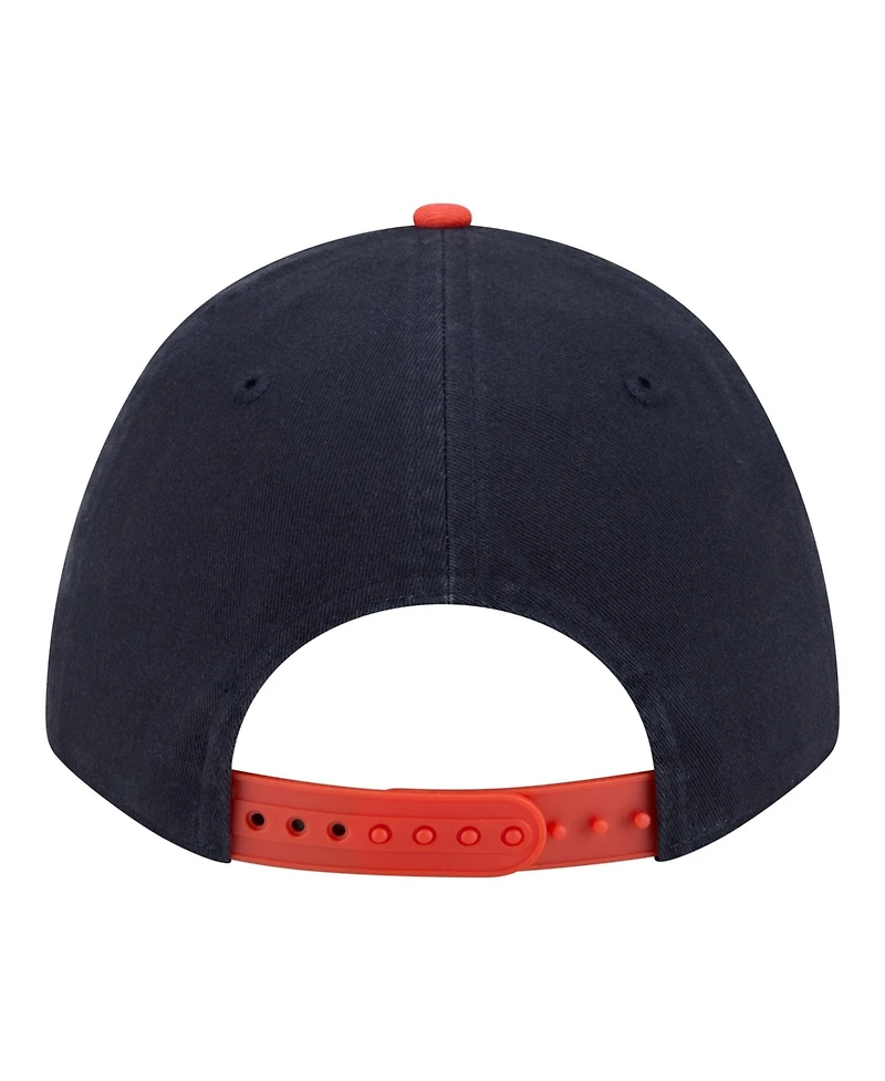 New Era Men's Navy/Orange Houston Astros Team Loyal 9FORTY M-Crown Adjustable Hat