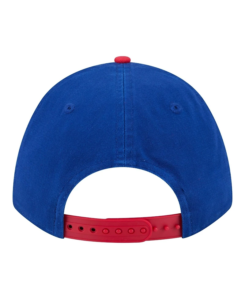 New Era Men's Royal/Red Chicago Cubs Team Loyal 9FORTY M-Crown Adjustable Hat