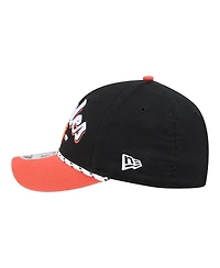 New Era Men's Black/Orange Baltimore Orioles Team Loyal 9FORTY M-Crown Adjustable Hat