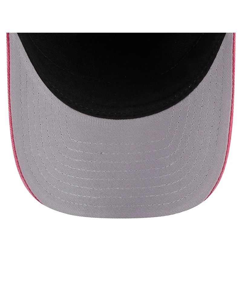New Era Men's Navy/Red Boston Red Sox Felt M-Crown 9FORTY Adjustable Hat