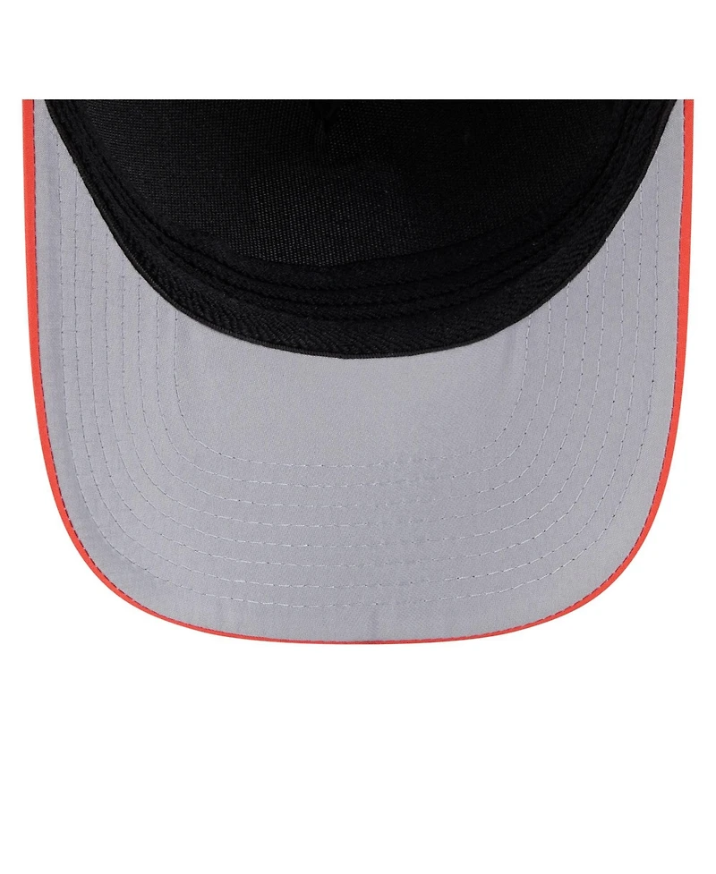 New Era Men's Black/Orange San Francisco Giants Rope M-Crown A-Frame 39THIRTY Flex Hat