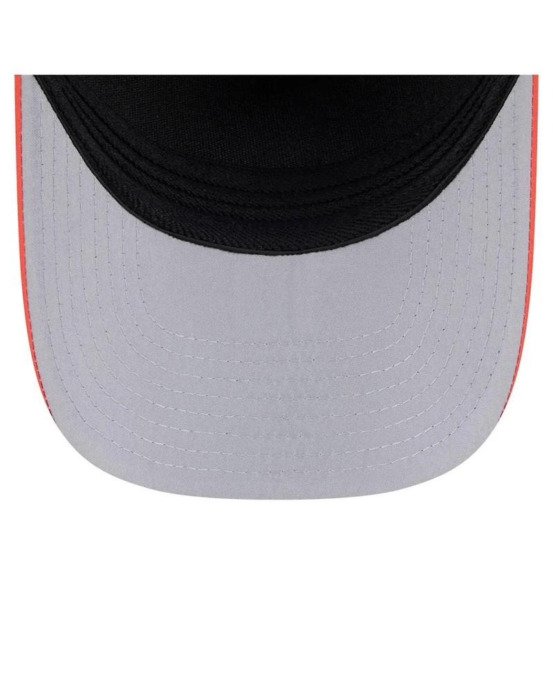 New Era Men's Black/Orange Baltimore Orioles Rope M-Crown A-Frame 39THIRTY Flex Hat