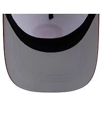 New Era Men's Gray/Burgundy Washington Commanders Patch 39THIRTY A-Frame M-Crown Perforated Flex Hat
