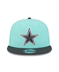 New Era Men's Light Blue/Navy Dallas Cowboys Two-Tone Color Pack 9FIFTY Snapback Hat