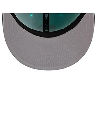New Era Men's Turquoise/Charcoal San Francisco Giants Two-Tone Color Pack 59FIFTY Fitted Hat