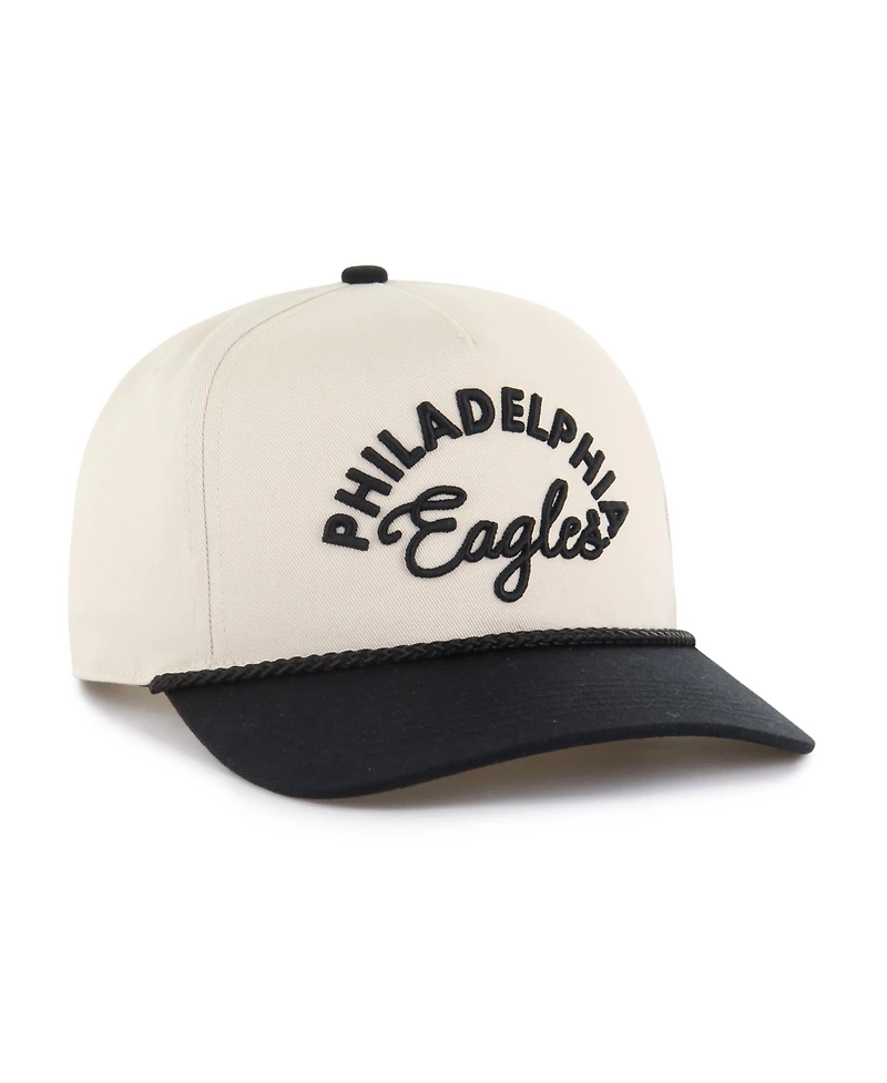 47 Brand Women's Natural Philadelphia Eagles Rope Script Hitch Adjustable Hat