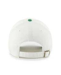 47 Brand Men's Cream/Kelly Green Philadelphia Eagles Pique Patch Clean Up Adjustable Hat