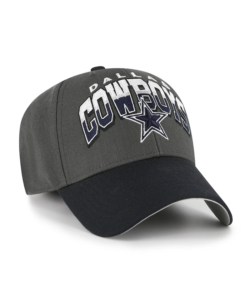 '47 Brand Men's Charcoal Dallas Cowboys Split Block Mvp Adjustable Hat