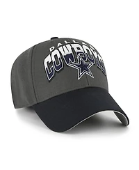 '47 Brand Men's Charcoal Dallas Cowboys Split Block Mvp Adjustable Hat