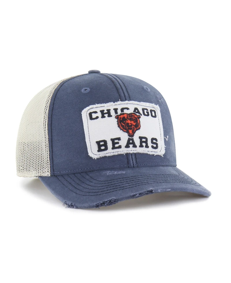 '47 Brand Men's Navy Chicago Bears Egremont Well-Worn Adjustable Trucker Hat