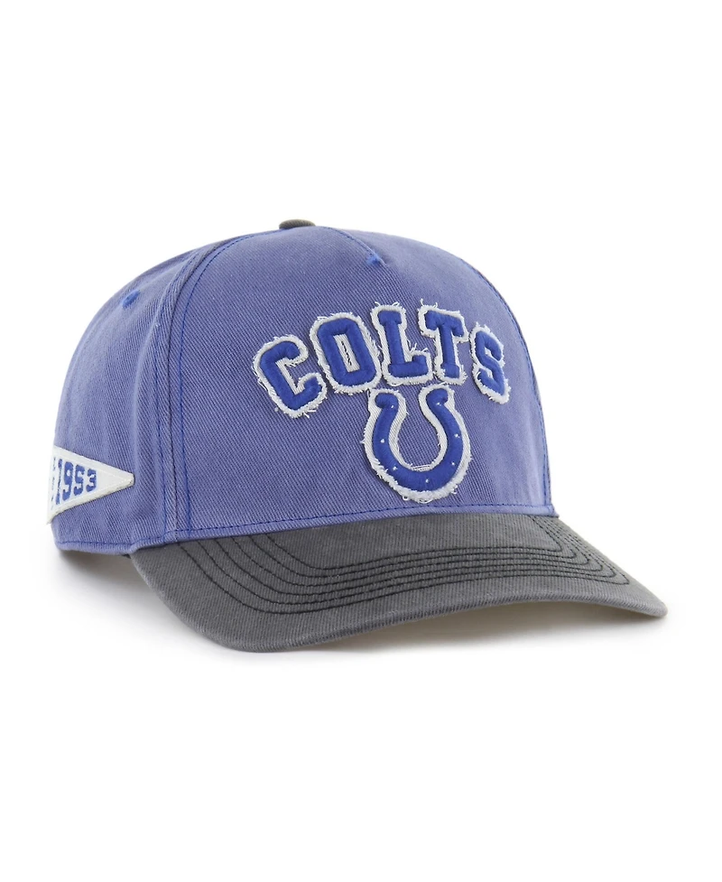47 Brand Men's Royal Indianapolis Colts Calderwood Well Worn Hitch Adjustable Hat