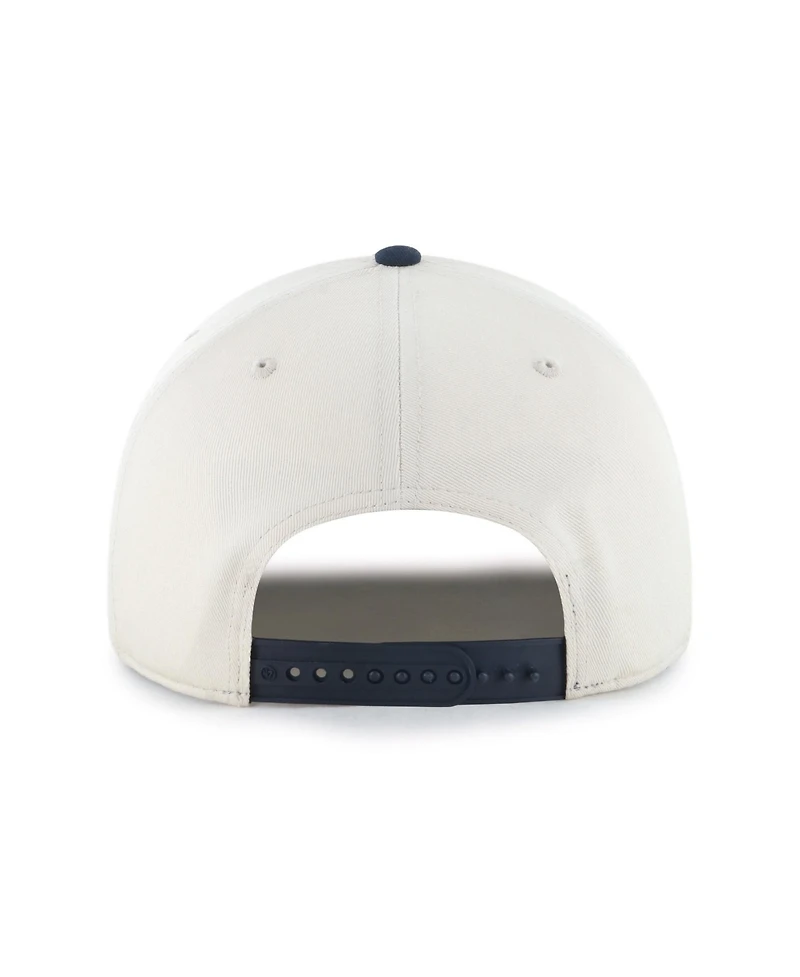 '47 Brand Big Boys and Girls Natural/Navy Tampa Bay Rays Frame Out Hitch Adjustable Hat
