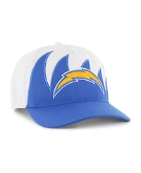 47 Brand Men's White Los Angeles Chargers Jagged Hitch Adjustable Hat